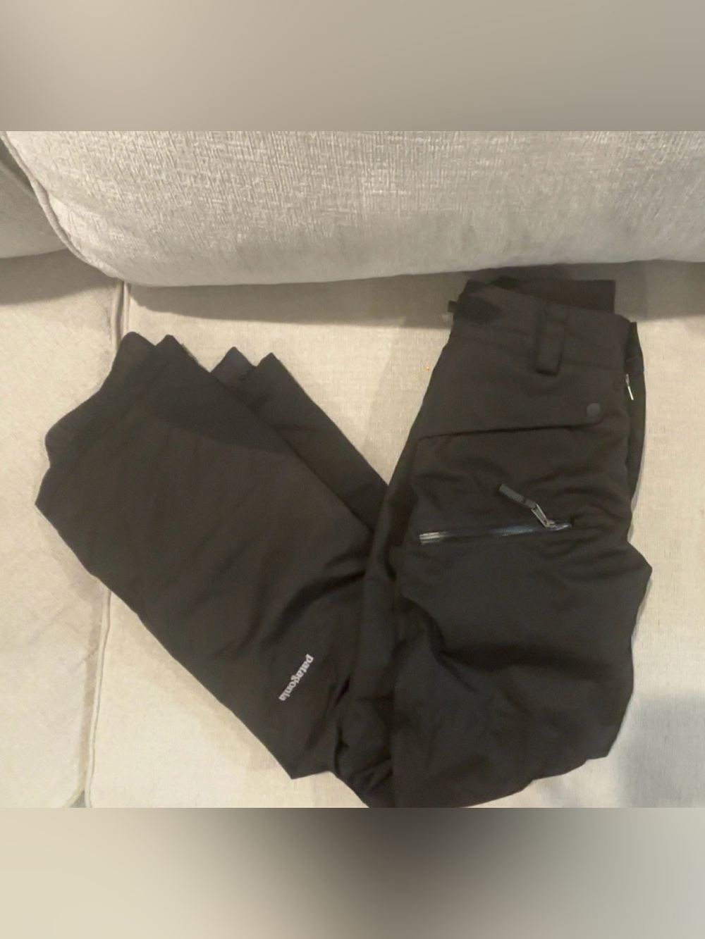 Patagonia Black Youth Size Large h2no Snow Ski Pants